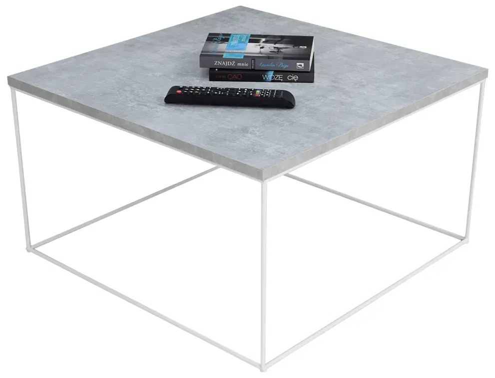 Kwadratowy stolik kawowy beton - Otax 5X