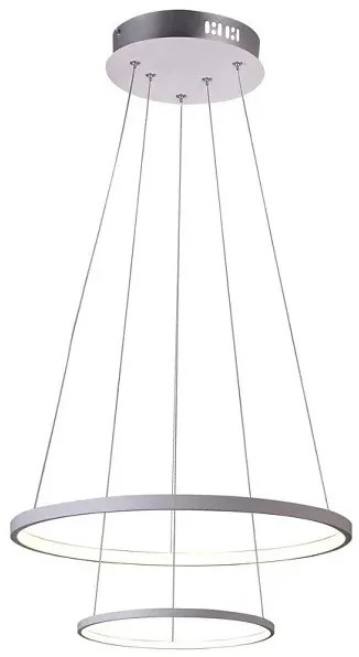 Biała podwójna lampa wisząca LED - 6X V082 W6-G20