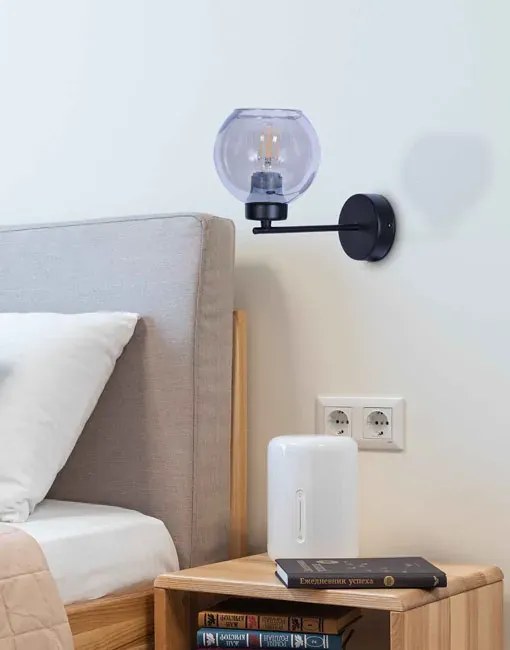 Szklany nowoczesny kinkiet - 4X S820 G1-D62