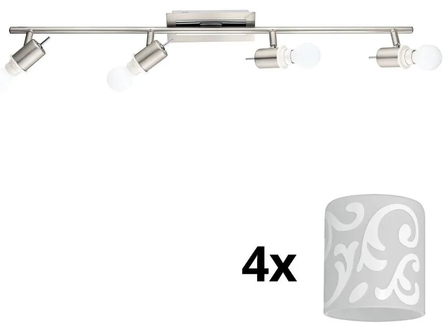 Eglo - LED oprawa punktowa MY CHOICE 4xE14/4W/230V chrom/biały