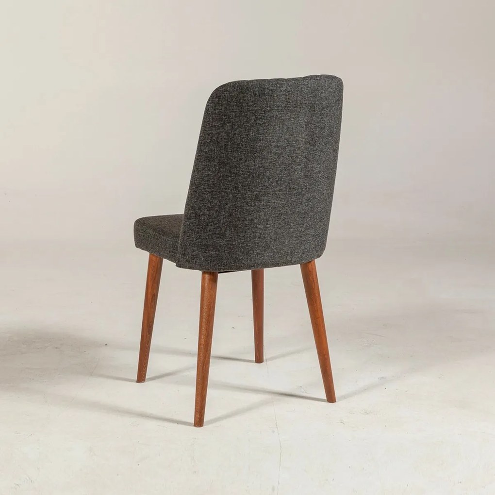 Krzesło do jadalni Vina Anthracite and Walnut
