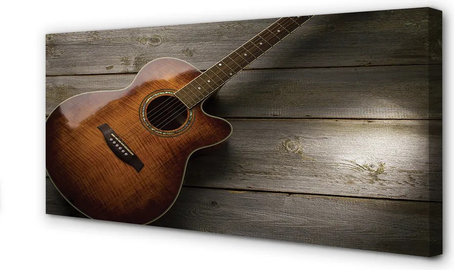 Duży obraz na płótnie Klasyczna Gitara Akustyczna