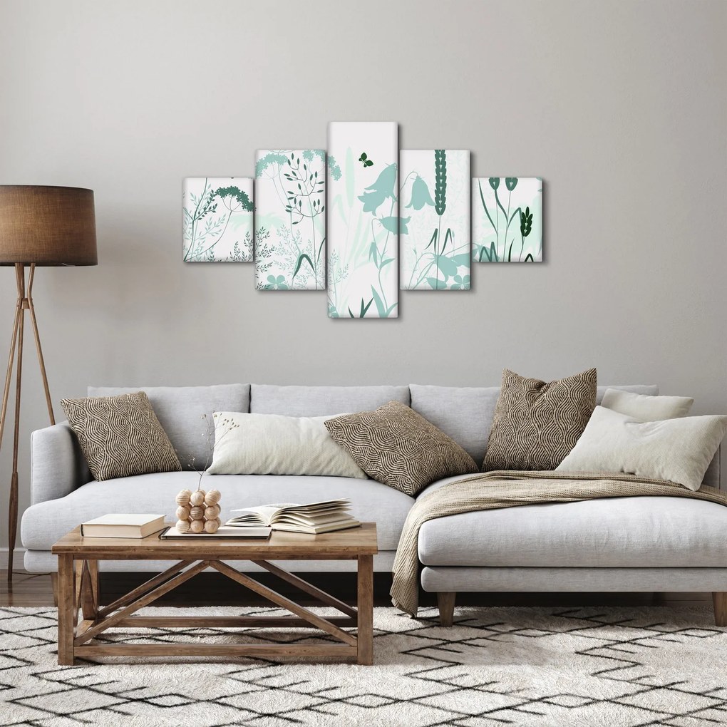 Obraz - Wektor łąki (125x70 cm)