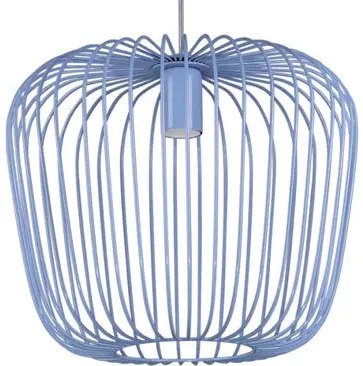 Niebieska druciana lampa wisząca młodzieżowa - 3X S547 E2-W89