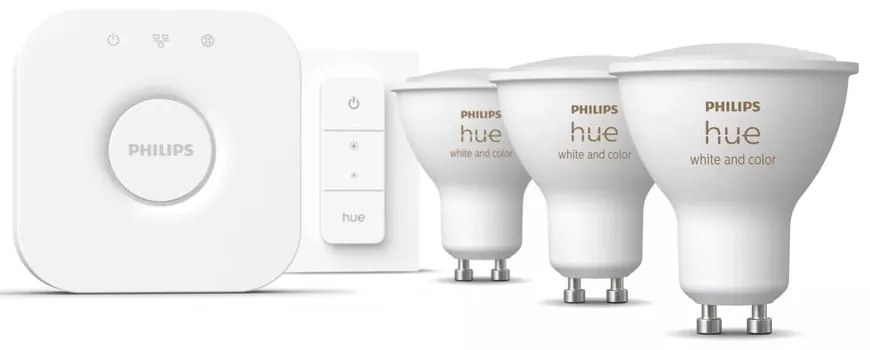Inteligentny zestaw startowy 5 szt. z gwintem GU10, 6 W White and color ambiance – Philips Hue