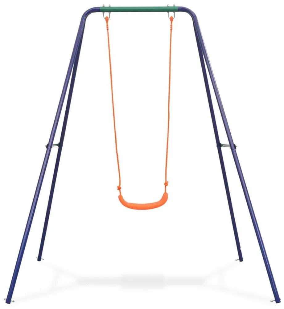 Kolorowa huśtawka stojąca ogrodowa dla dzieci D1-F18