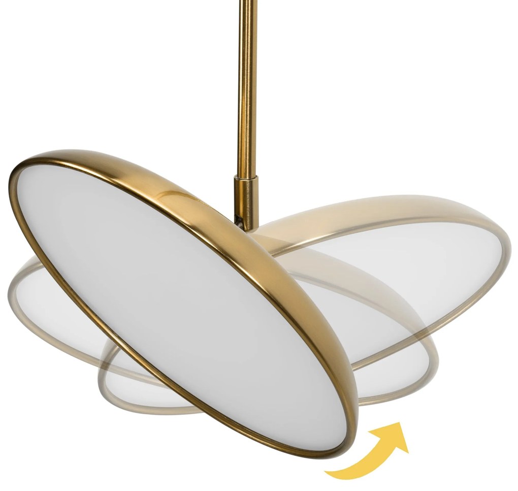 Lampa wisząca LED APP1281-CP Gold