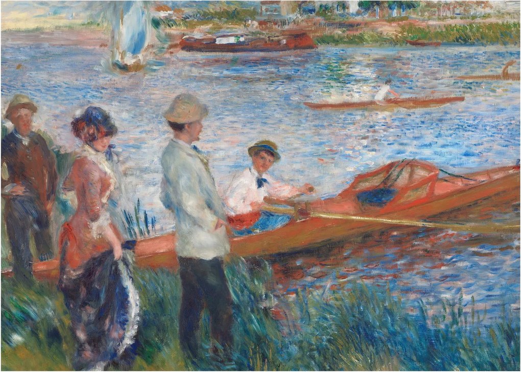 Obraz - Auguste Renoir, Oarsmen at Chatou, reprodukcje (70x50 cm)
