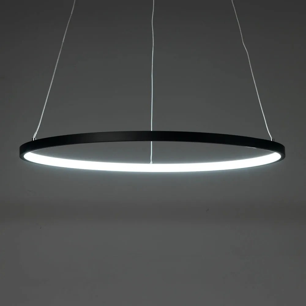 Okrągła lampa wisząca Tomasucci Ring, ⌀ 60 cm