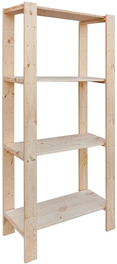 Drewniany regał do spiżarni W6-B98