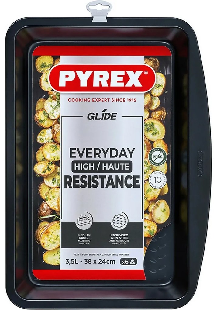 Pyrex Głęboka blacha do pieczenia Glide 38 x 24 cm, L