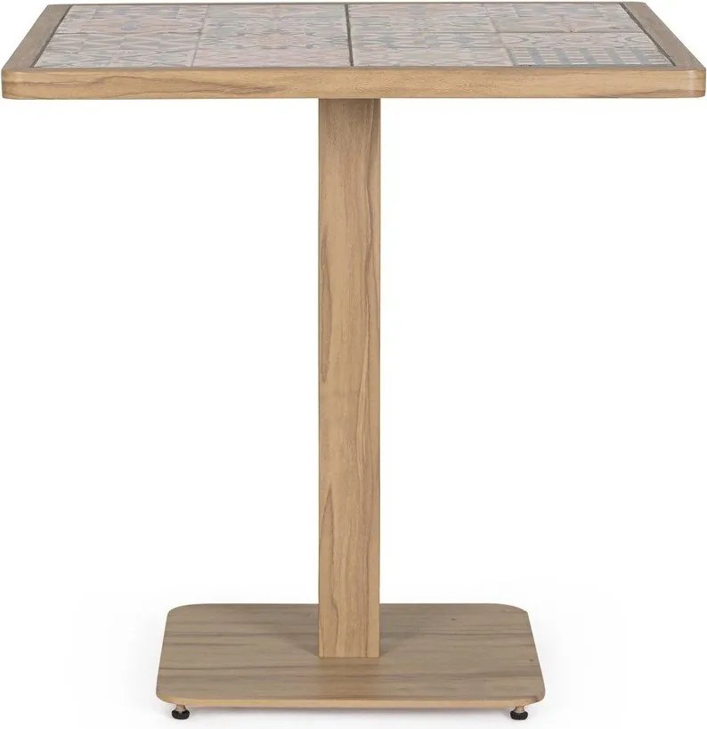 Stalowy stolik ogrodowy 73x73 cm Kalimera – Bizzotto