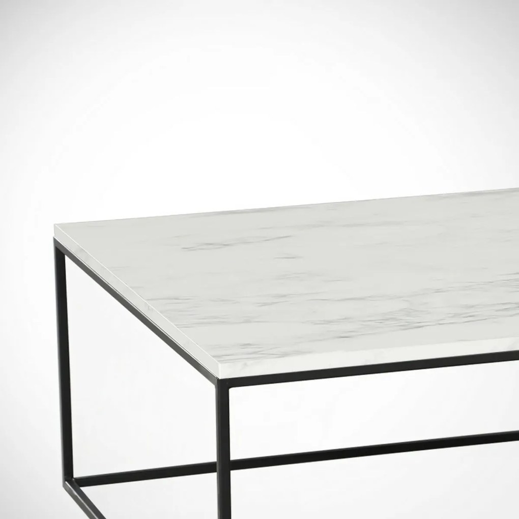 Stolik konferencyjny Poly Black and White