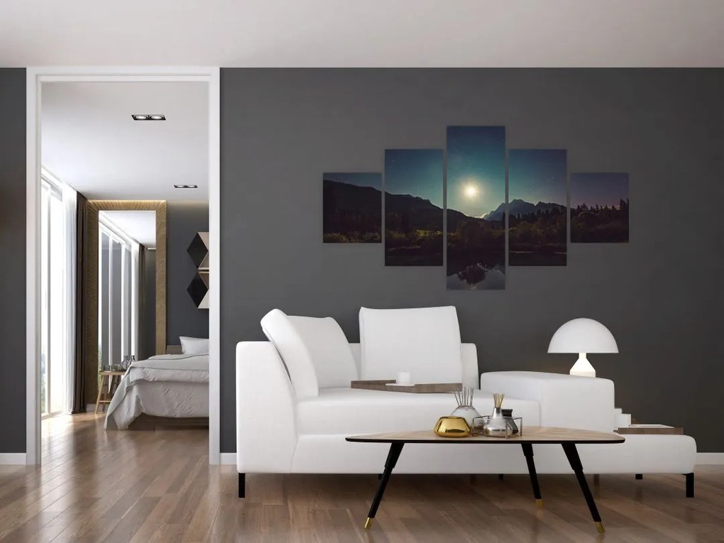 Obraz - nocne niebo (125x70 cm)