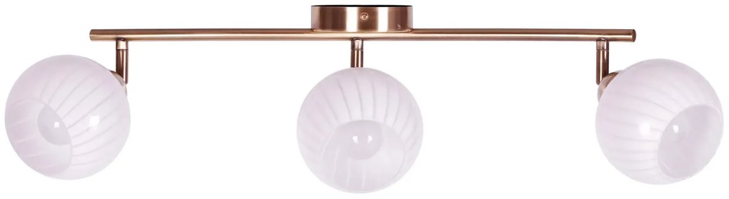 Lampa sufitowa na listwie z 3 ruchomymi kloszami - 6X A767 E5-C38