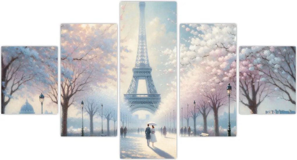 Obraz - Obraz z Paryża (125x70 cm)