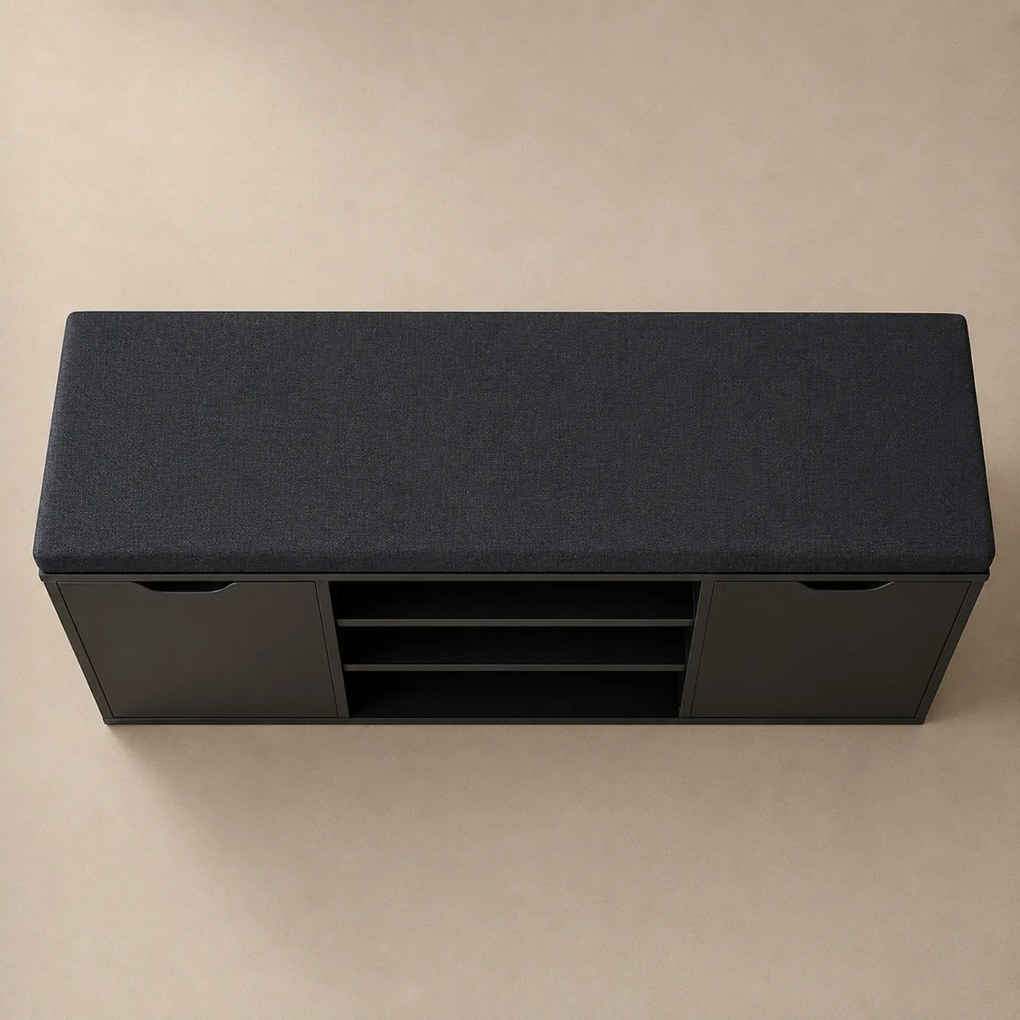 Szafka na buty z siedziskiem PORTA, 103 x 30 x 46 cm