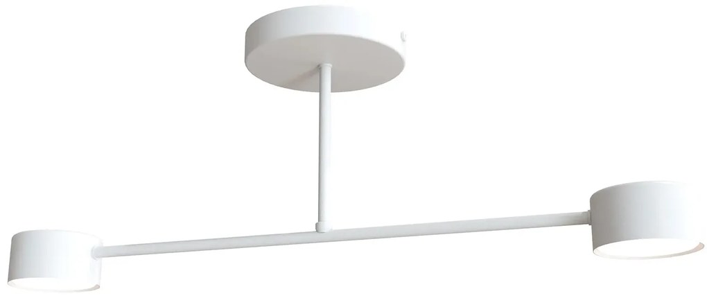Biała nowoczesna lampa sufitowa - D133-Evex