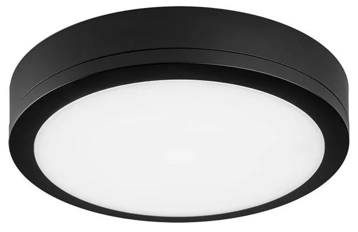 LED2 - LED Plafon zewnętrzny z czujnikiem KERY LED/18W/230V IP65 czarny