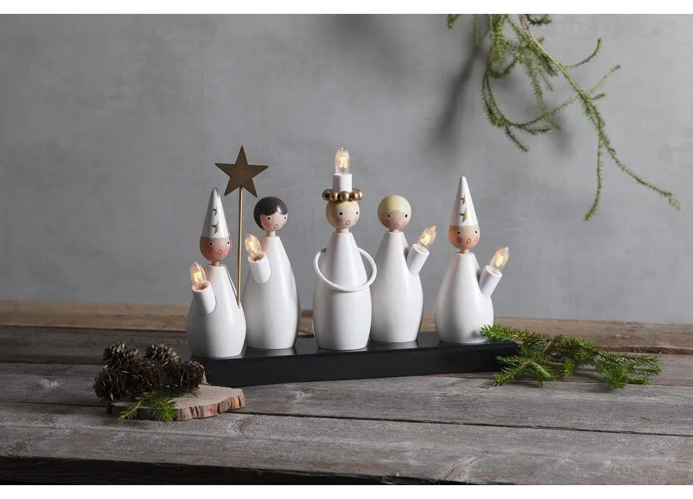 Czarno-biała dekoracja świetlna do kontaktu Luciakör – Star Trading