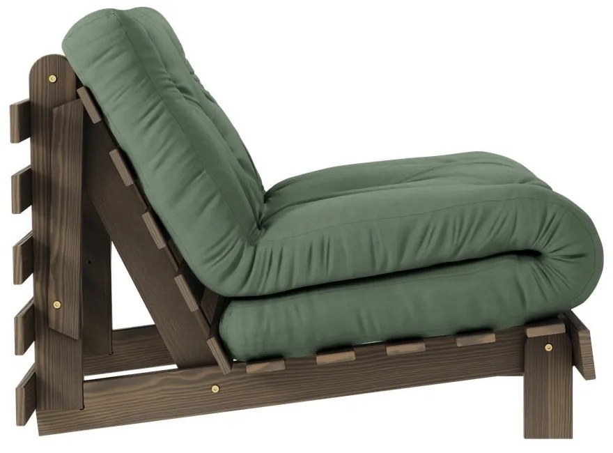 Zielony fotel Roots – Karup Design