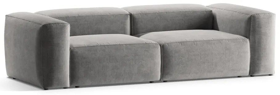 Jasnoszara sofa 264 cm Bergamo – Cosmopolitan Design