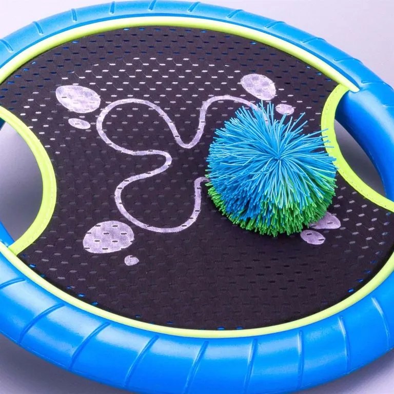 Piłki fuzzy, 7 cm, zielono-niebieskie, 5 szt.