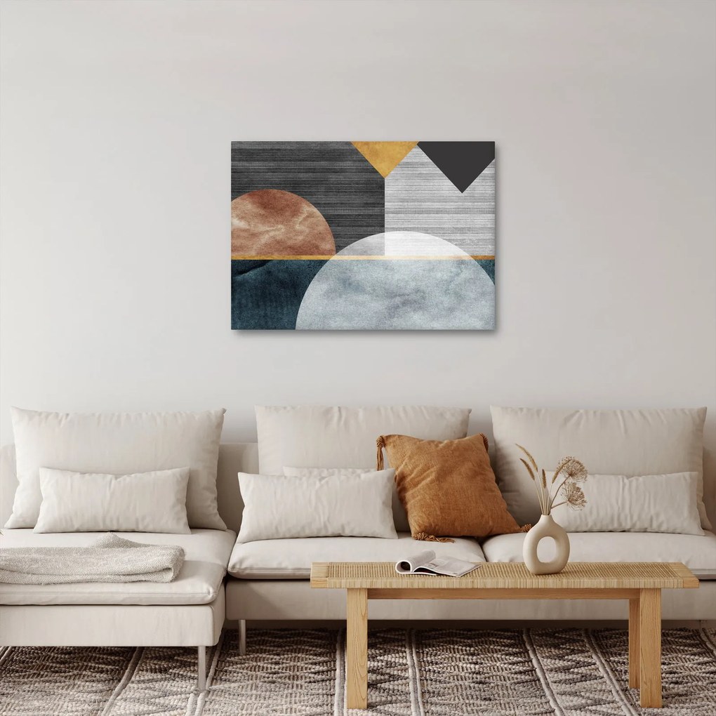 Obraz - Kształty i tekstury (70x50 cm)