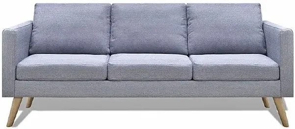 Sofa 3-osobowa Imex 2L - jasny szary