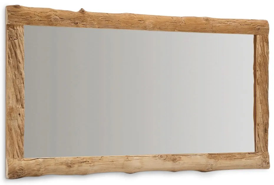 Lustro ścienne z drewnianą ramą 105x200 cm Ibro – Kave Home