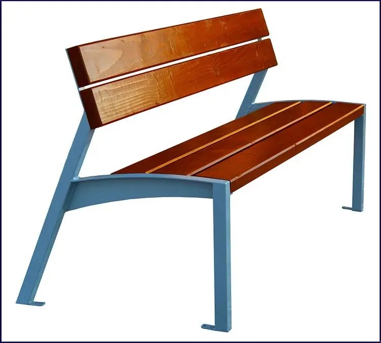 Ławka parkowa Ambra 3X 150 cm - 84 kolory