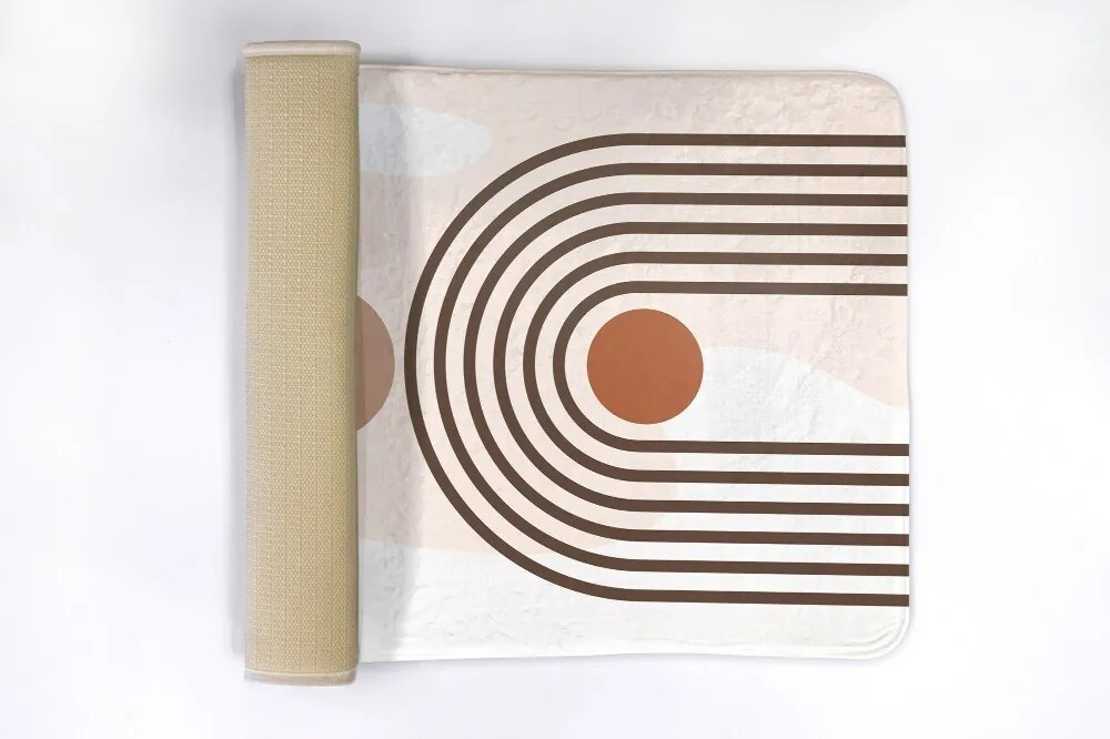 Antypoślizgowy dywanik łazienkowy Antypoślizgowy dywanik łazienkowy Geometryczna Abstrakcja