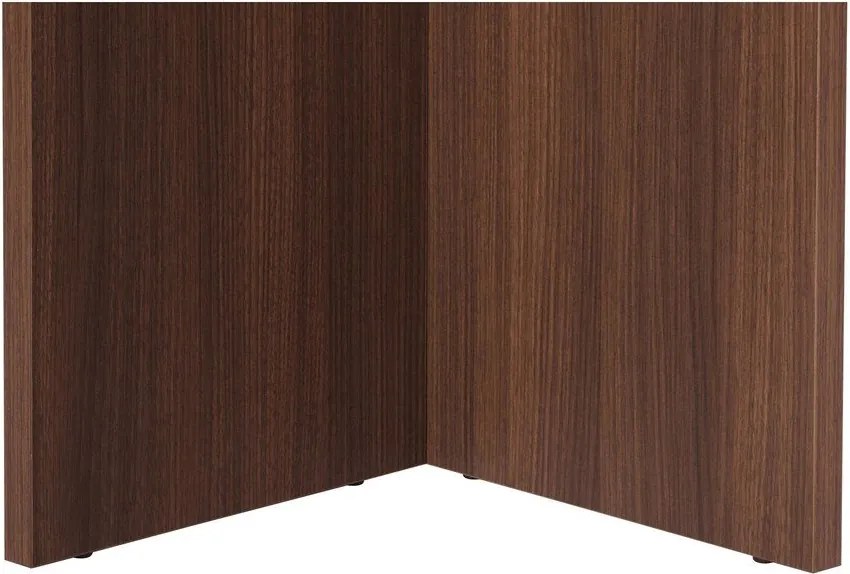 Stół w dekorze orzecha 89,5x180 cm Sablin – Kalune Design