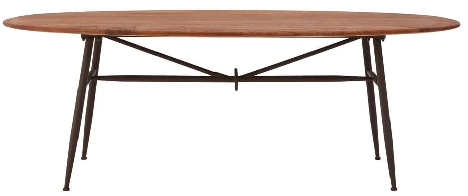 Stół z litego drewna orzechowego 104x219 cm New Foundry – Premier Housewares