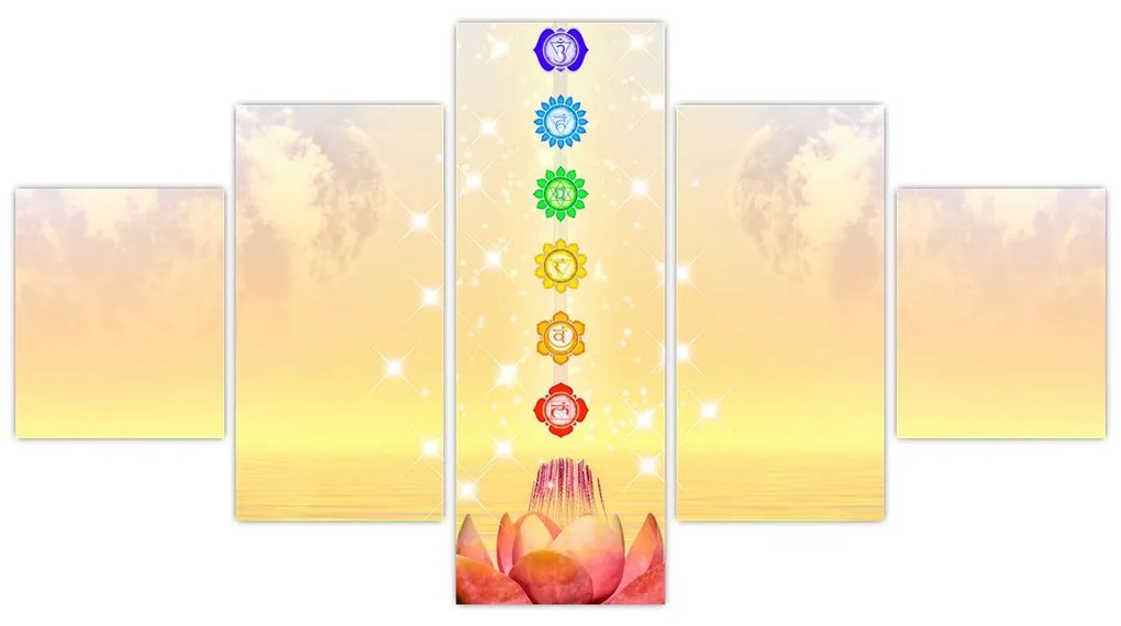 Obraz - Czakry (125x70 cm)