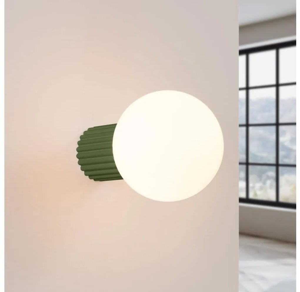 Sollux SL.1722 - Kinkiet łazienkowy HALO 1xG9/8W/230V IP44 zielony