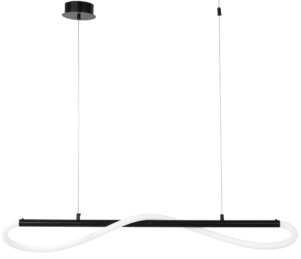 Lampa sufitowa LED APP853-CP Long Czarna