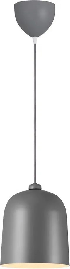 DFTP by Nordlux - Lampa wisząca na przewodzie ANGLE 1xE27/25W/230V szara