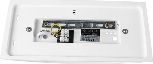 Nowoczesna lampa ścienna biała 20 cm - Tum