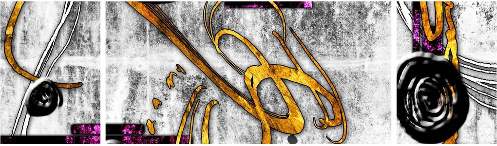 Obraz abstrakcji (170x50 cm)