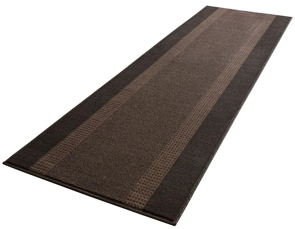 Brązowy chodnik Hanse Home Basic, 80x200 cm