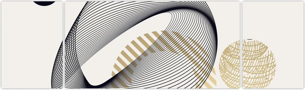 Obraz - Kształty geometryczne N⁰3 (170x50 cm)