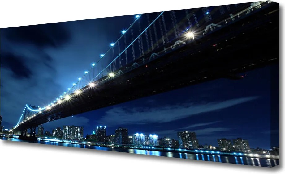 Obraz canvas Panorama Nowoczesnego Mostu