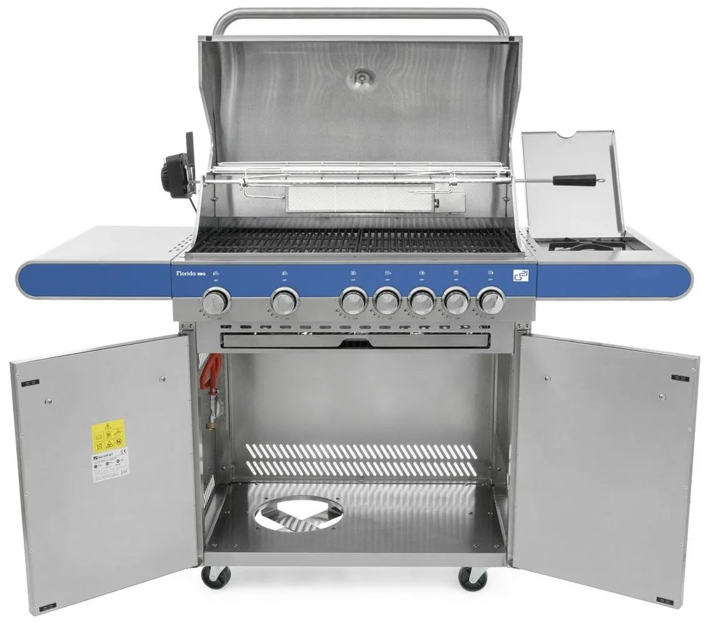 Grill gazowy G21 Florida BBQ Premium line, 7 palników + bezpłatny reduktor ciśnienia
