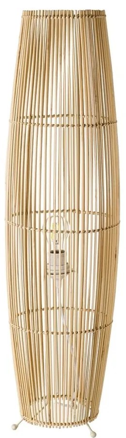 Naturalna lampa stojąca z bambusowym kloszem (wys. 88 cm) Natural Way – Casa Selección