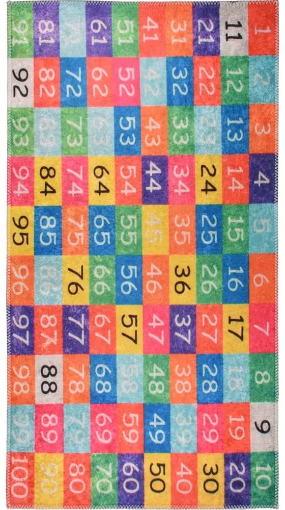 Dziecięcy dywan do zabawy odpowiedni do prania 80x120 cm One to Hundred – Vitaus