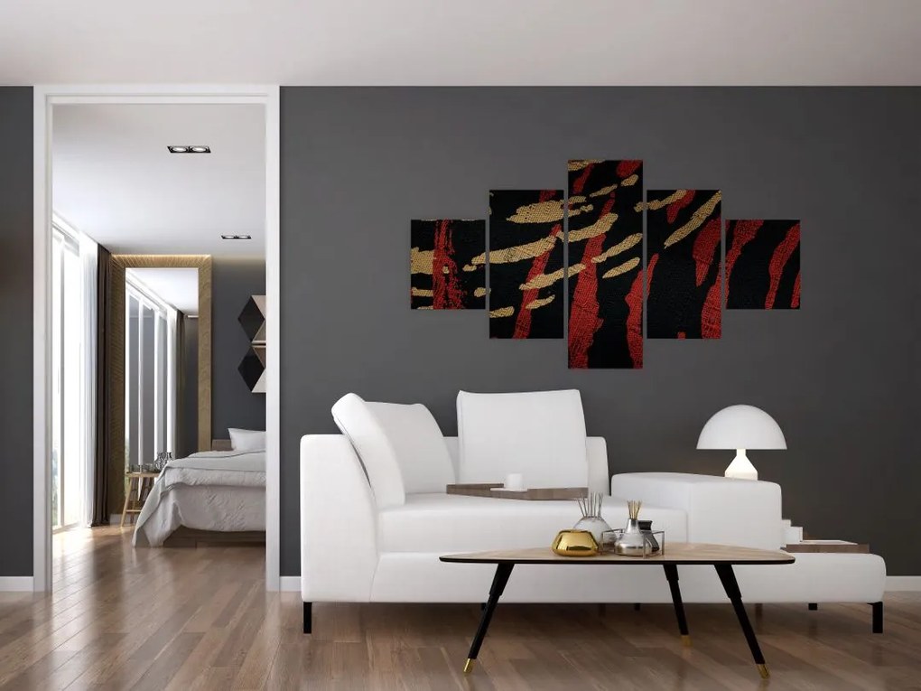 Obraz abstrakcji (125x70 cm)