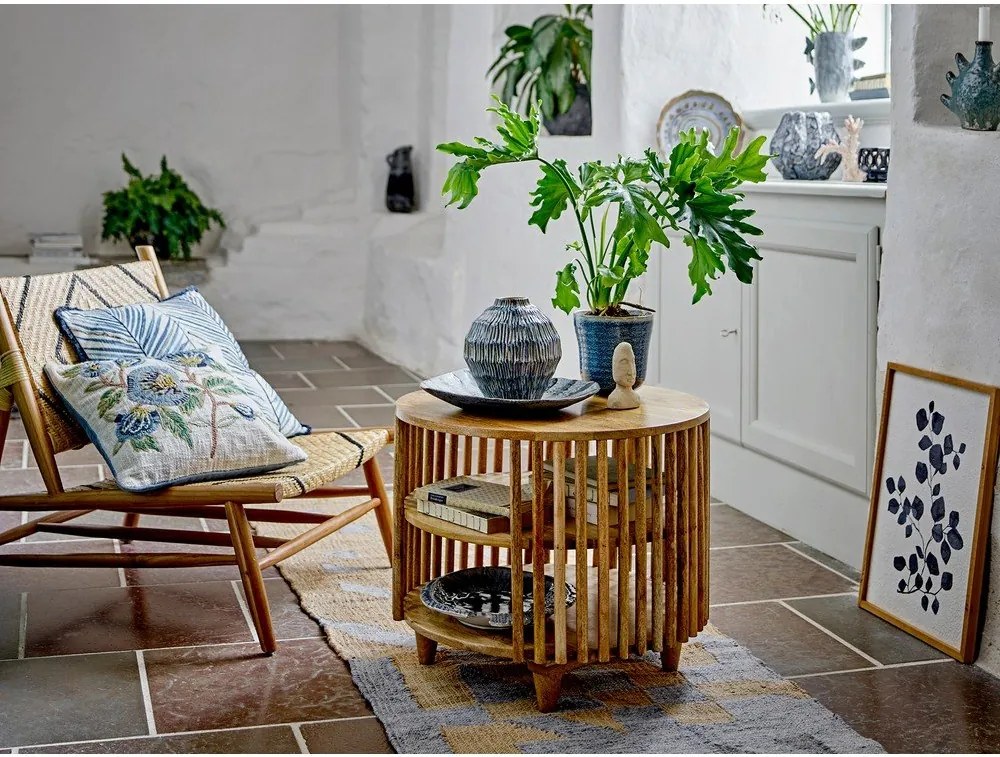 Okrągły stolik z litego drewna mango w naturalnym kolorze ø 60 cm Sali – Bloomingville