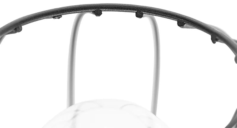 Przemysłowa lampa stołowa czarna - MargaritaDesignerski Oswietlenie wewnetrzne