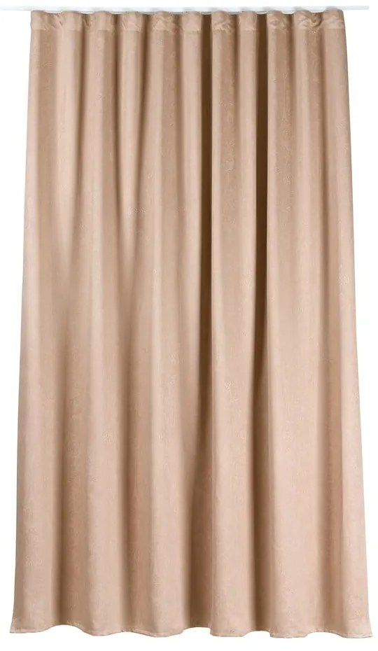 Brązowa zasłona 140x270 cm Cora – Mendola Fabrics